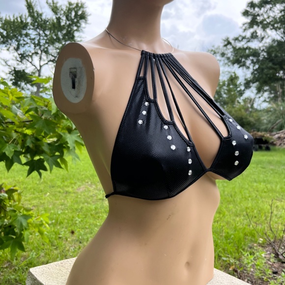 Vintage Hey Baby of California Dance/Club/Swim Top - Picture 2 of 10